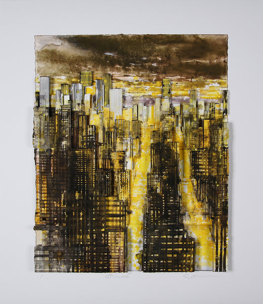 Salzmann, Gottfried - New York-1/30 - 3D-Konstruktion - handsigniert