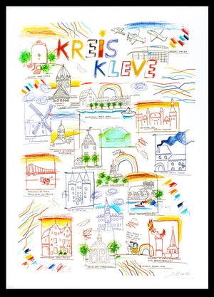Schlote, Wilhelm - Kreis Kleve - Giclee/Hahnemühle - handsigniert