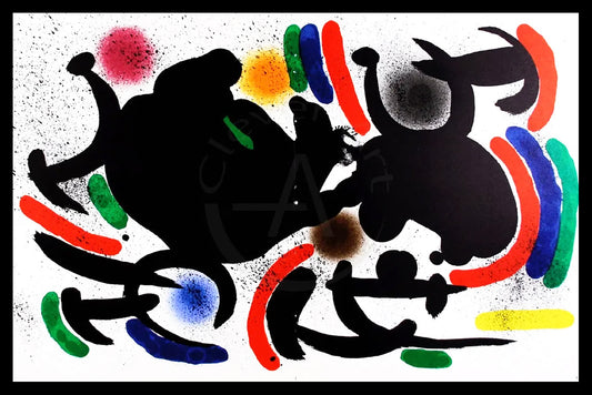 Miró, Joan - Litografia Original VII - Mourlot 863 - Kleurenlitho