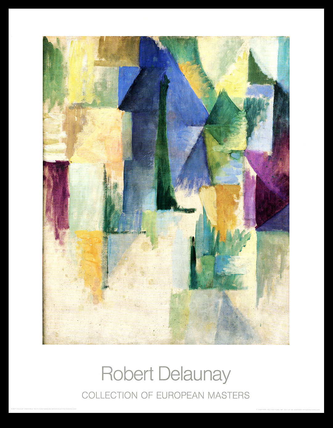 Delaunay, Robert - Fensterbild - Collection of European Masters - Kunstdruck
