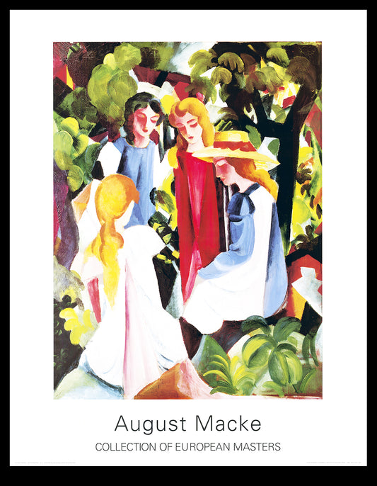 Macke, August - Vier meisjes - Verzameling van Europese meesters