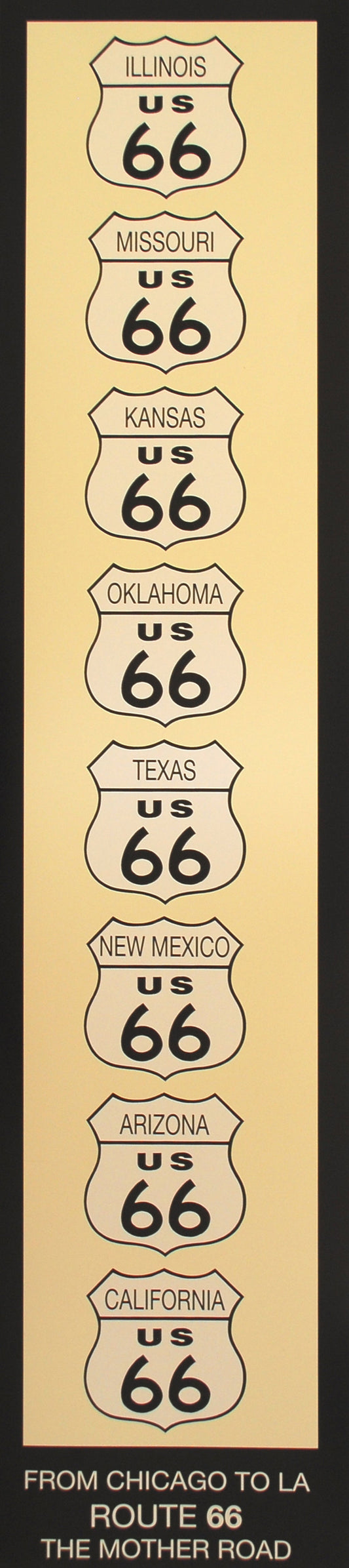 Kennedy, Rod - Route 66 - The Mother Road - kleurcompensatie
