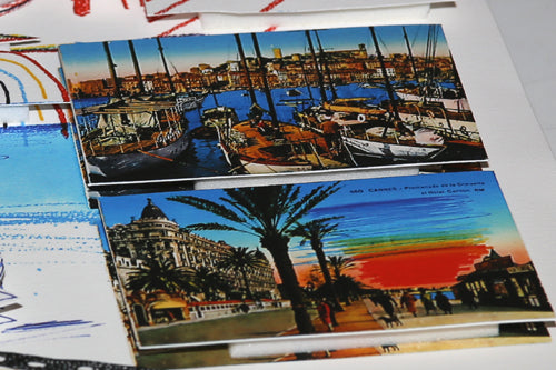 Schlote, Wilhelm - Cannes - Construction 3D - signé à la main