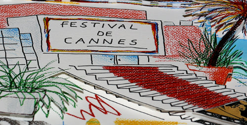 Schlote, Wilhelm - Cannes - Construction 3D - signé à la main