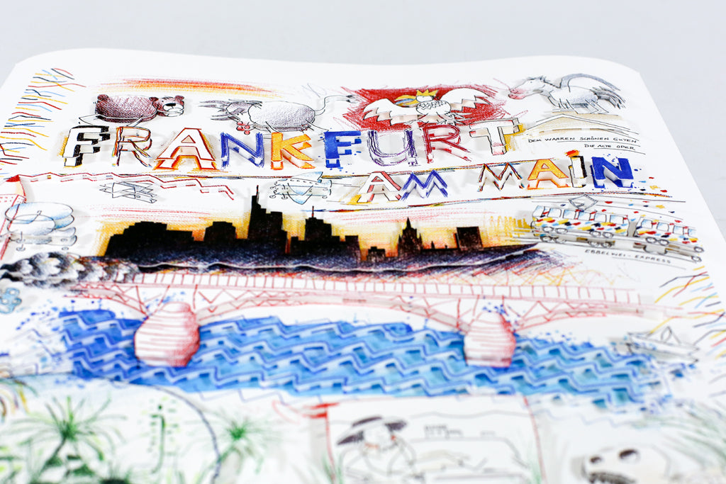 Schlote, Wilhelm - Frankfurt - Deluxe - 3D construction - hand signed and numbered
