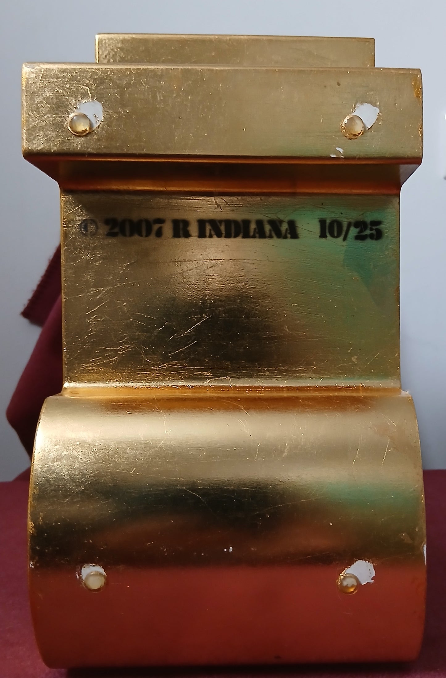 Indiana, Robert - LOVE/PREM - Keramik-Skulptur, 2007 - signiert