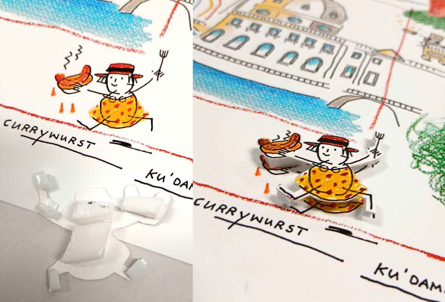 Schlote, Wilhelm - Berlin - 3D-Konstruktion - DIY Bastelset - handsigniert