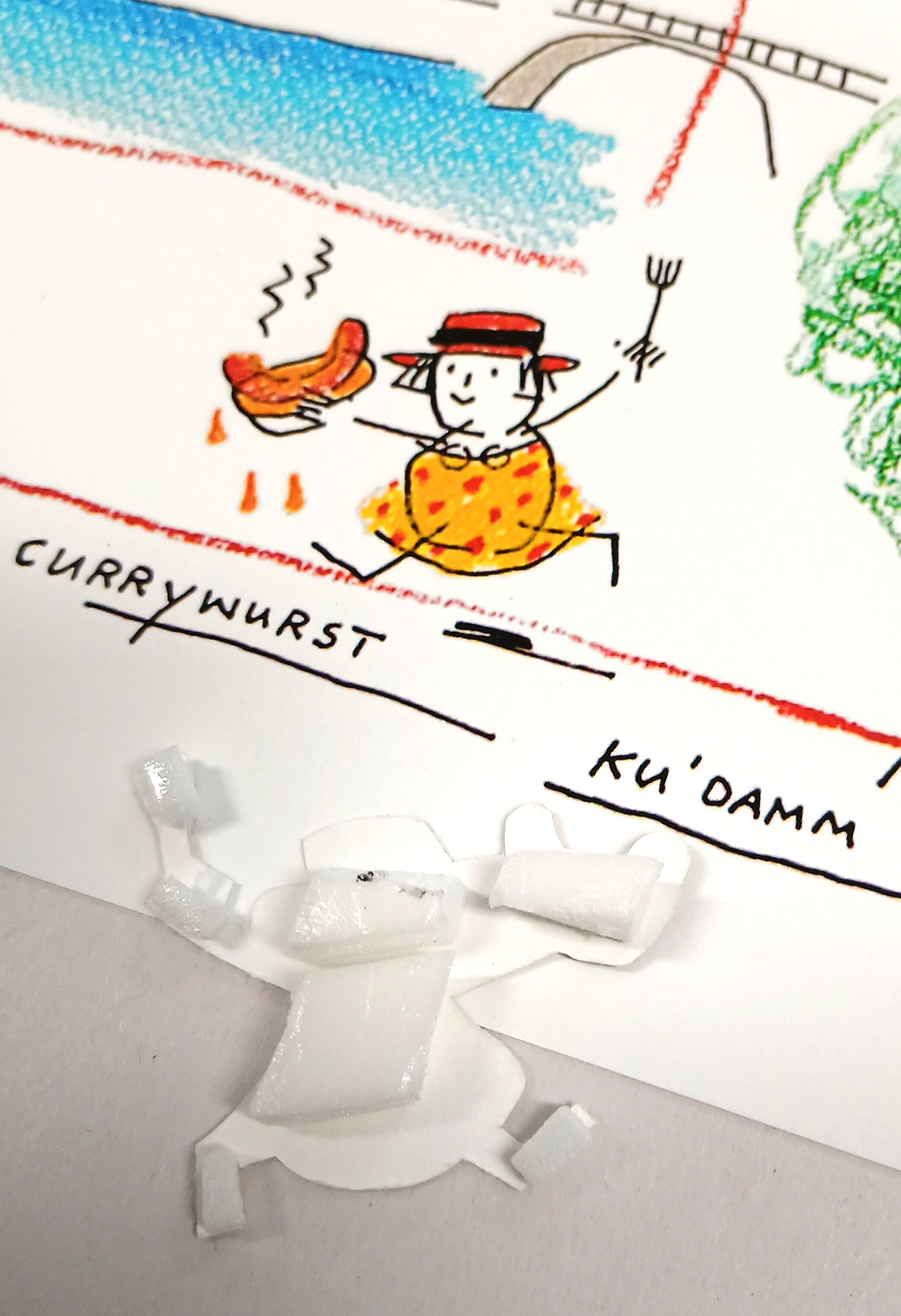 Schlote, Wilhelm - Berlin - 3D-Konstruktion - DIY Bastelset - handsigniert