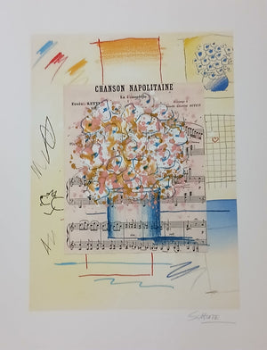 Schlote, Wilhelm - Chanson Napolitaine - mit Rand - Giclée - handsigniert