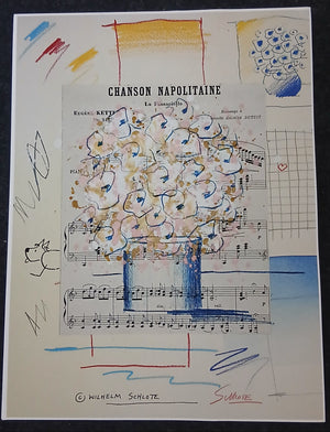 Schlote, Wilhelm - Chanson Napolitaine/1 - Giclée - handsigniert