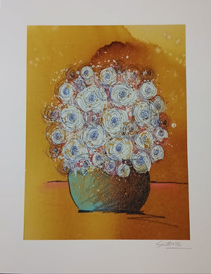 Schlote, Wilhelm - Bouquet - Giclée - handsigniert