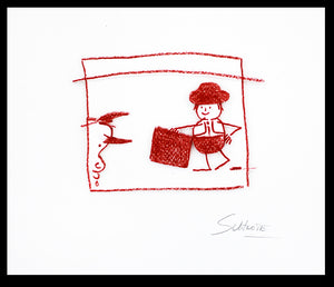 Schlote, Wilhelm - Torero  - handsigniert - Giclee