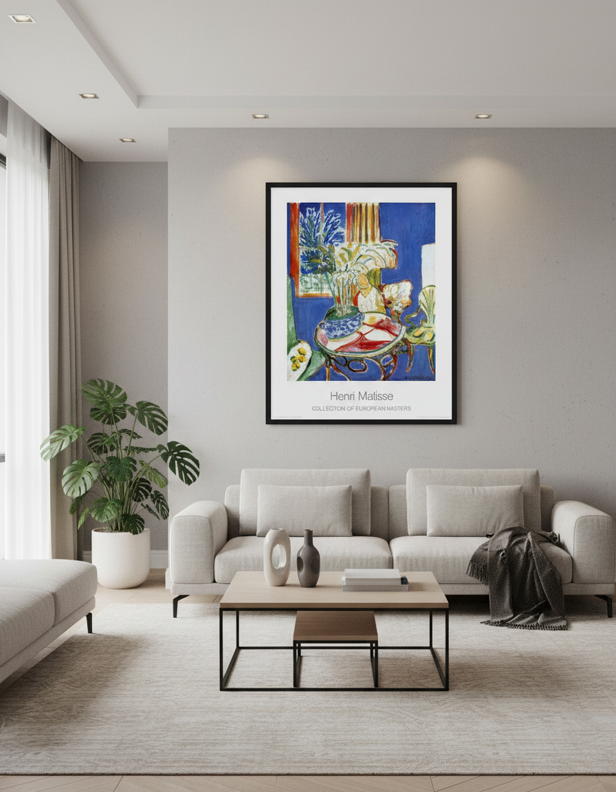 Matisse, Henri - Petit Intérieur Bleu - Collection de maîtres européens