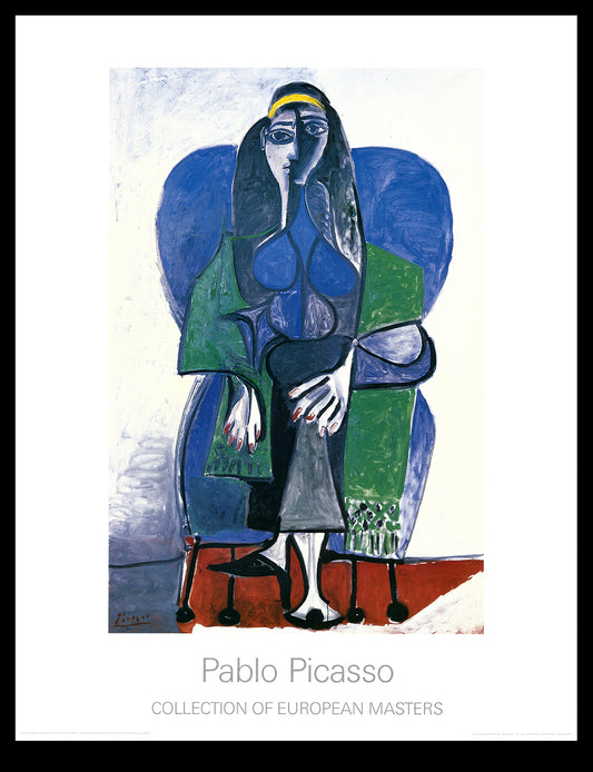 Picasso, Pablo - Femme Assise a Lécharpe verte - Collectie van Europese Meesters