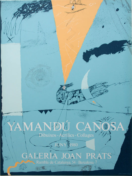 Canosa, Yamandú - Galeria Joan Prats - kleurenlitho 1980