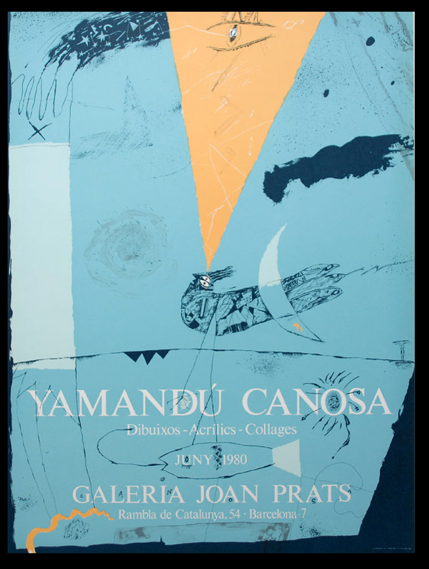 Canosa, Yamandú - Joan Prats, 1980 - affiche d'exposition