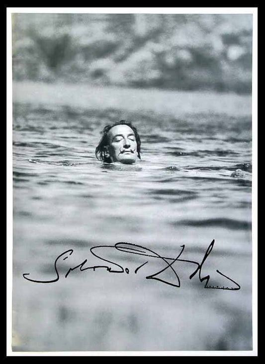 Dali, Salvador - schwimmender Dalí - Farboffset/Poster