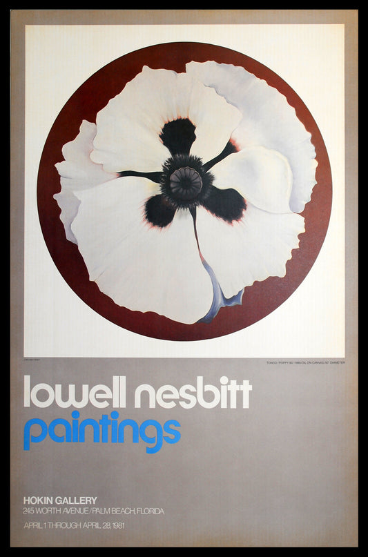 Nesbitt, Lowel - Poppy - color offset lithograph 1981