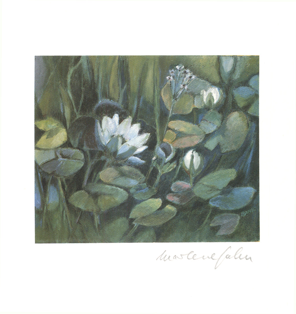 Jahn, Marlene - Prairie fleurie - Lithographie offset - signée à la main