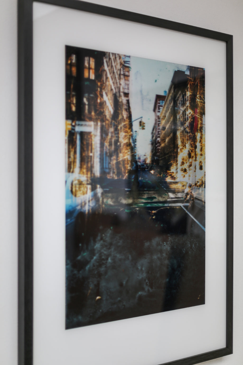 Salzmann, Gottfried - NY Riverside - Multiple aus Acrylglas und Alu - gerahmt