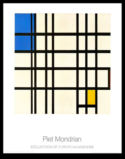 Mondriaan, Piet - Ritme van zwarte lijnen - Collectie van Europese meesters