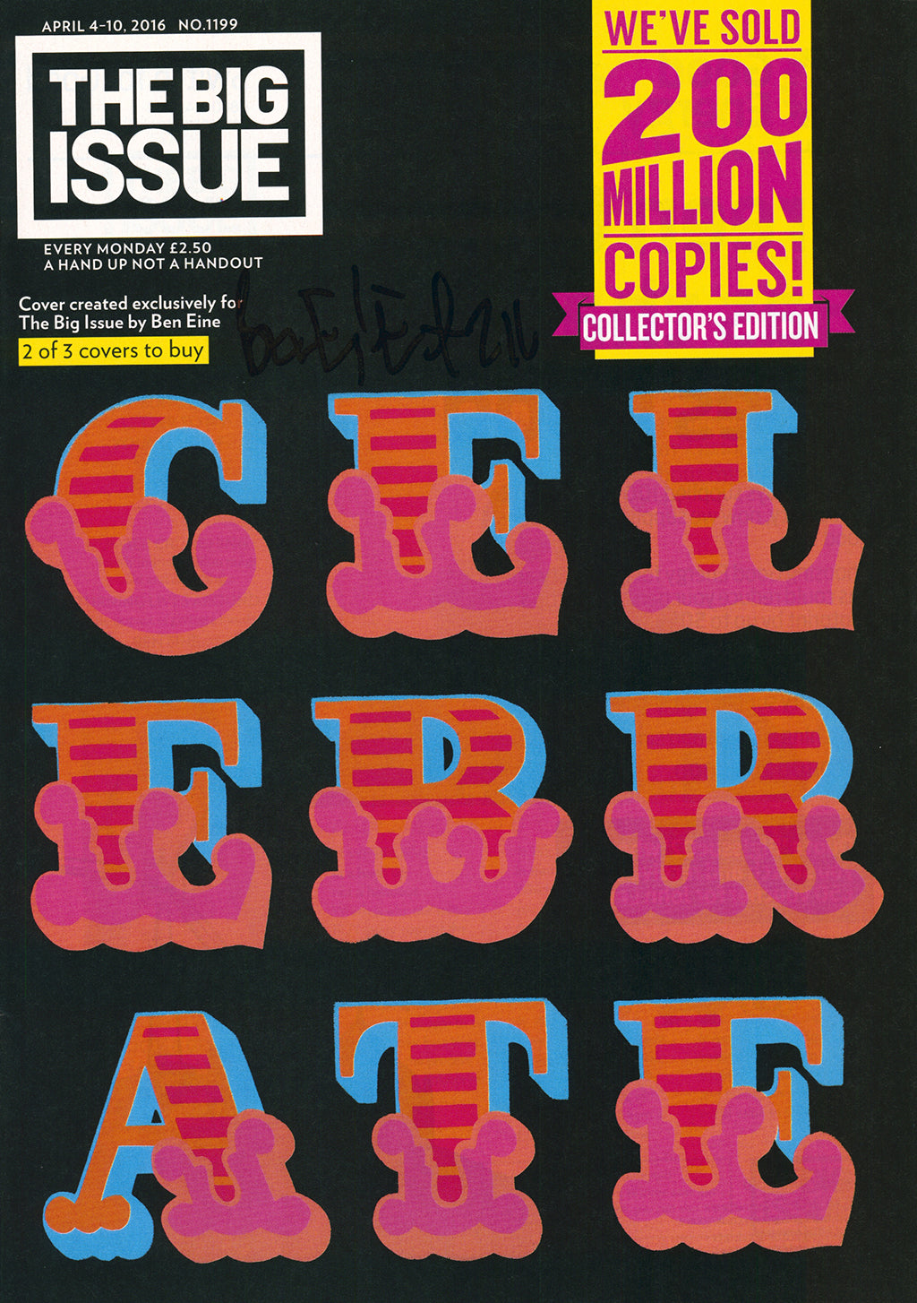 Eine, Ben - Set: Big Issue x Ben Eine Collector Edition, 2016 - handsigniert