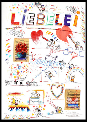 Schlote, Wilhelm - Liebelei - Giclee - handsigniert