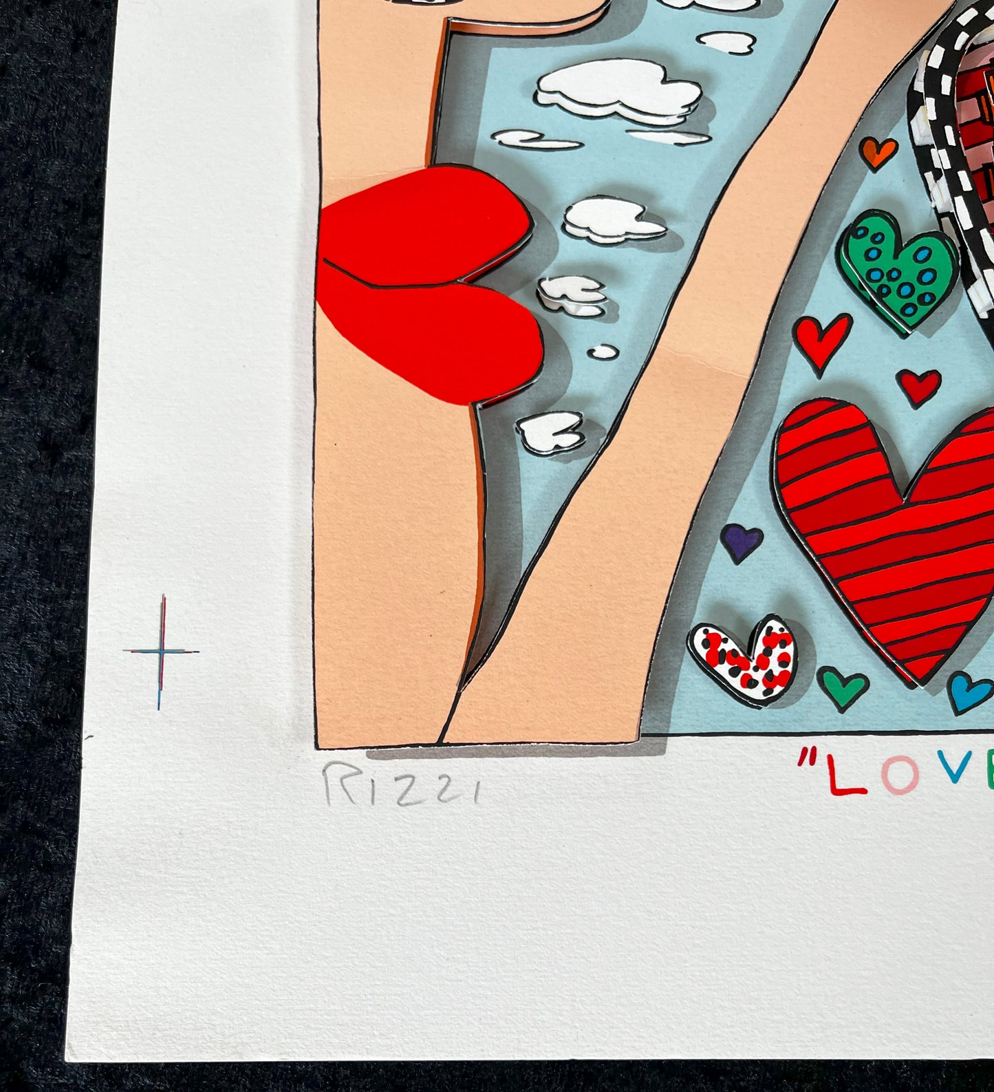 Rizzi, James - Love is in the Air - 3D construction - hand signed