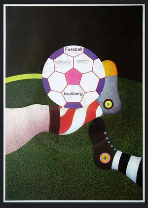 Genkinger, Fritz - Fussball - Farboffsetlithografie