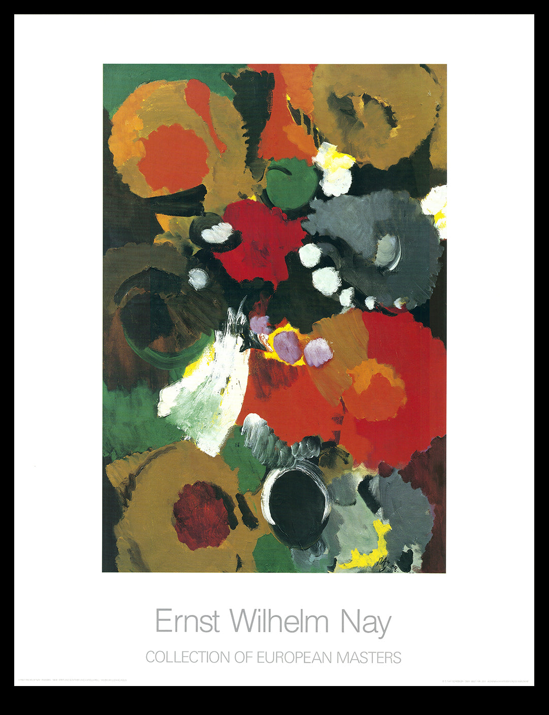 Nay, Ernst Wilhelm - Parabel - Collection of European Masters - Kunstdruck