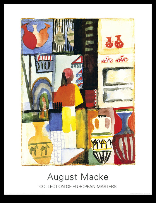 Macke, August - Koopman met kannen - Collectie van Europese meesters