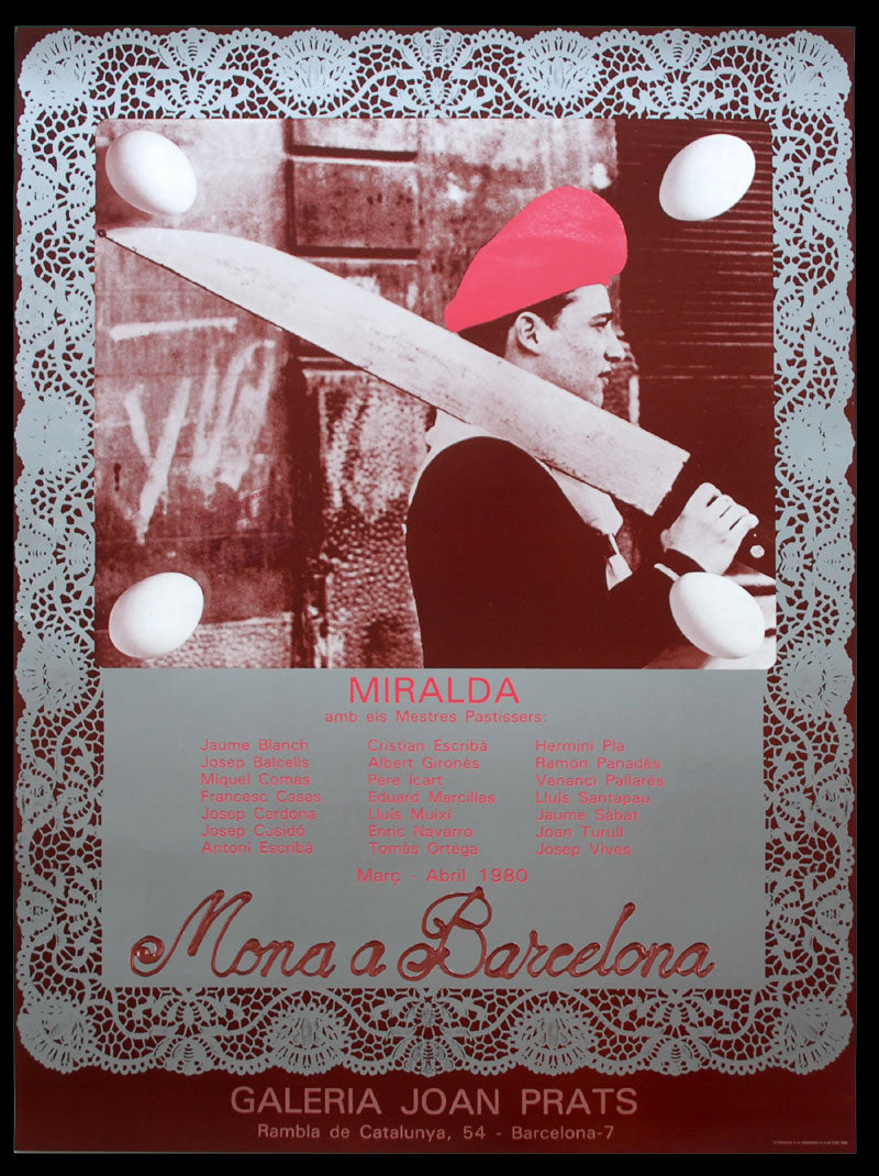 Miralda - Mona a Barcelona - 1980 - Ausstellungsplakat