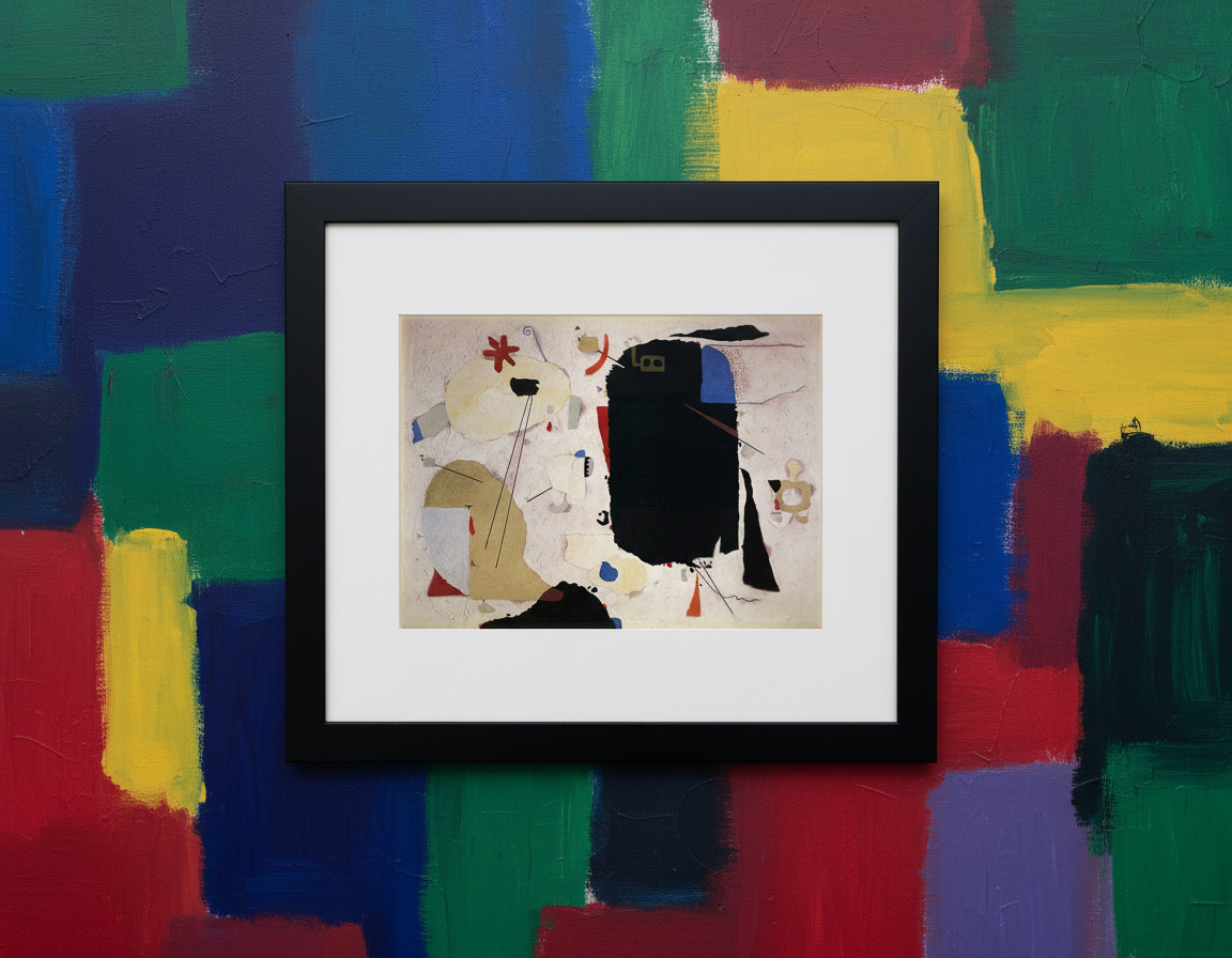 Baumeister, Willi - Montaru sur rose - Tirage d'art