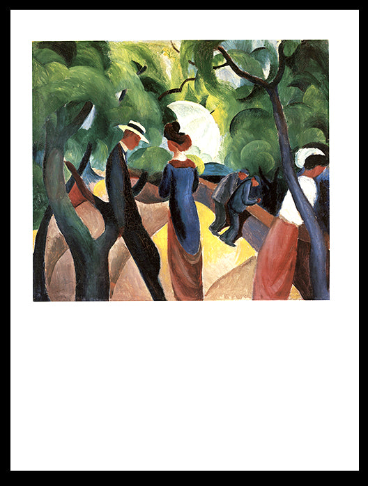 Macke, August - Promenade - Kunstdruck