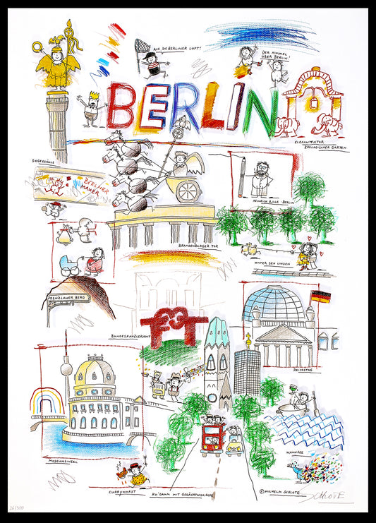 Schlote, Wilhelm - Berlin, 2016 - Giclee - handsigniert