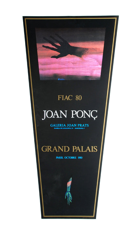 Ponc, Joan - FIAC 80 - Grand Palais 1980 - affiche d'exposition
