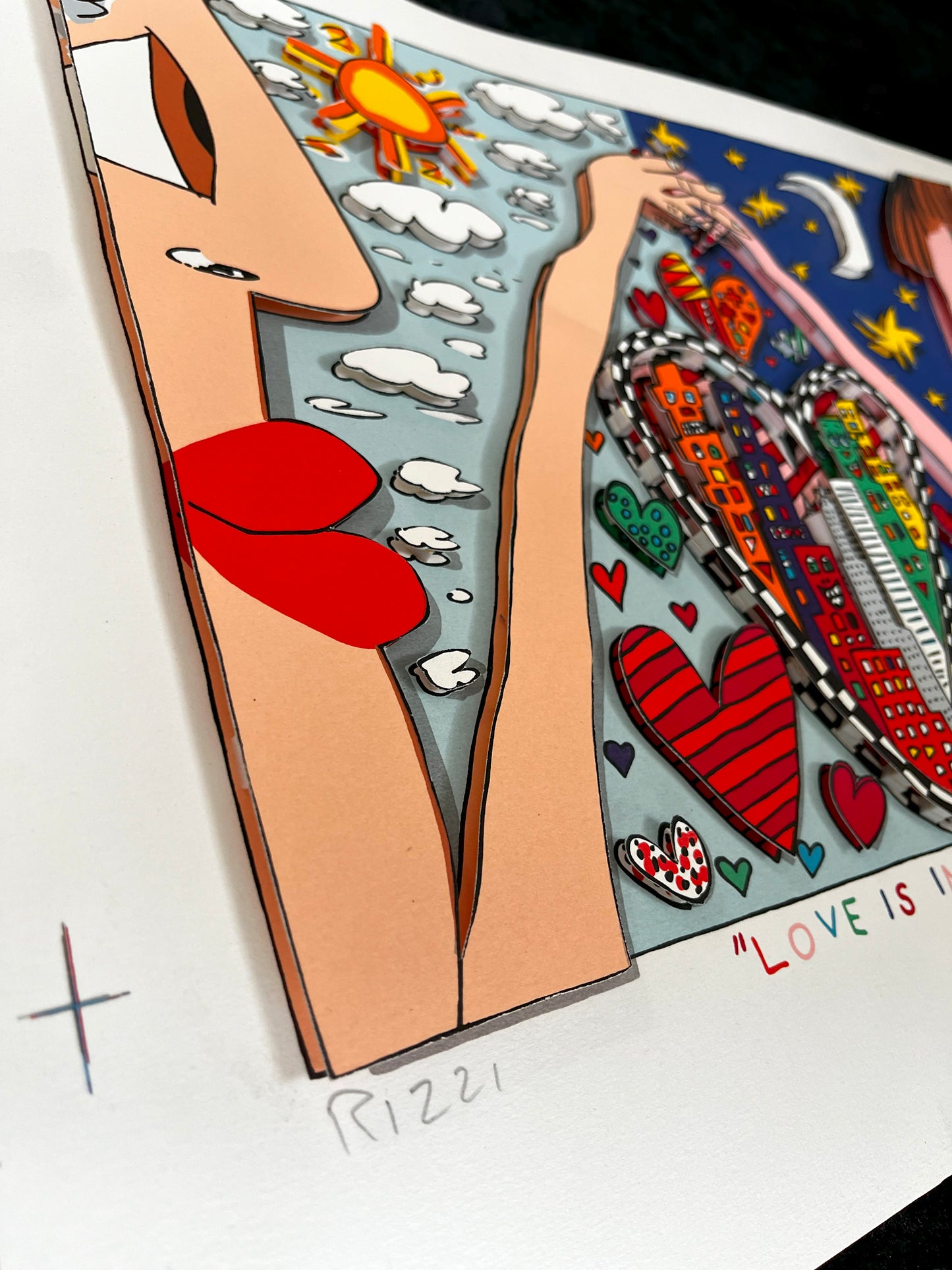 Rizzi, James - Love is in the Air - 3D construction - hand signed