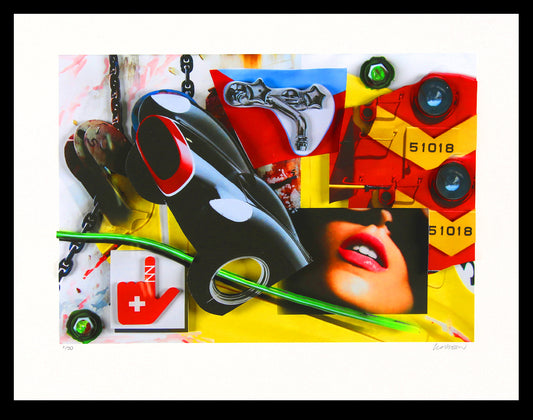 Klasen, Peter - Robinet / Black / Car / Sourire - Giclee - handsigniert
