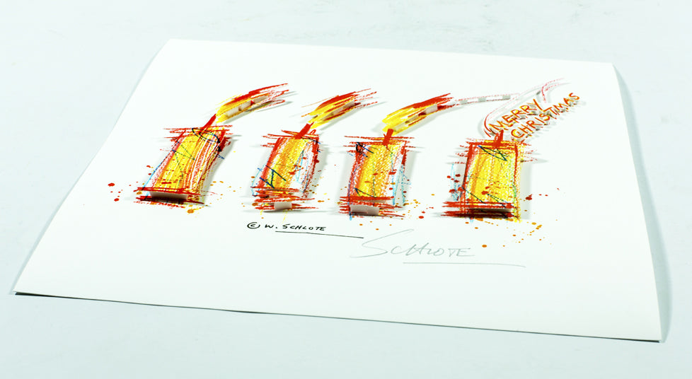 Schlote, Wilhelm - 4th Advent - 3D construction - hand signed