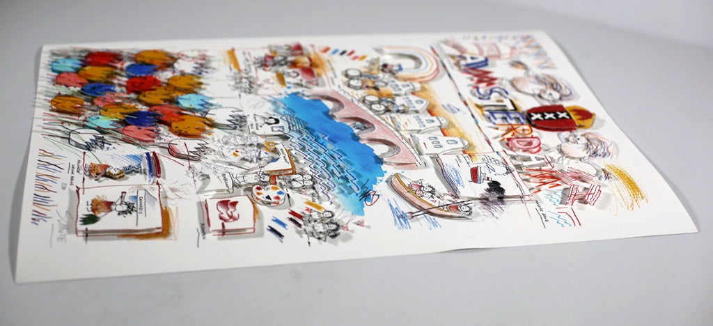 Schlote, Wilhelm - Amsterdam - 3D constructie - handgesigneerd