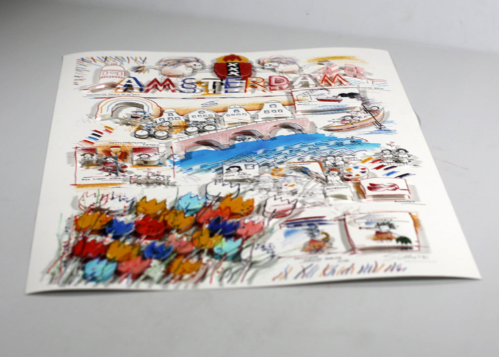 Schlote, Wilhelm - Amsterdam - 3D constructie - handgesigneerd