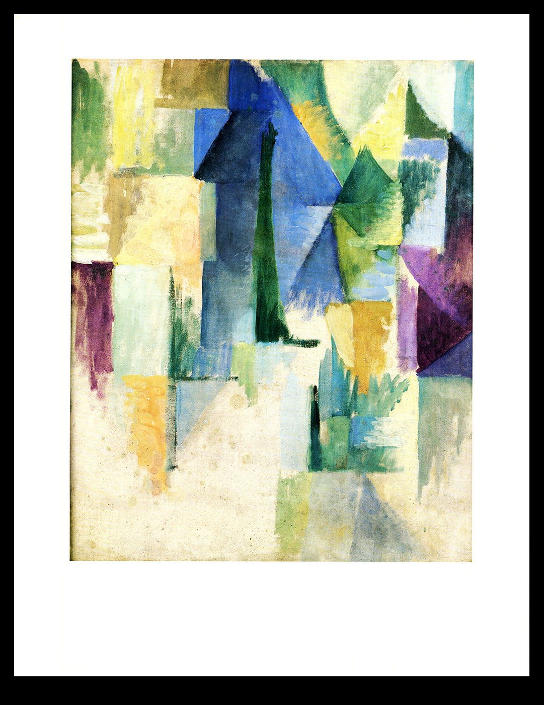 Delaunay, Robert - Fensterbild - Kunstdruck