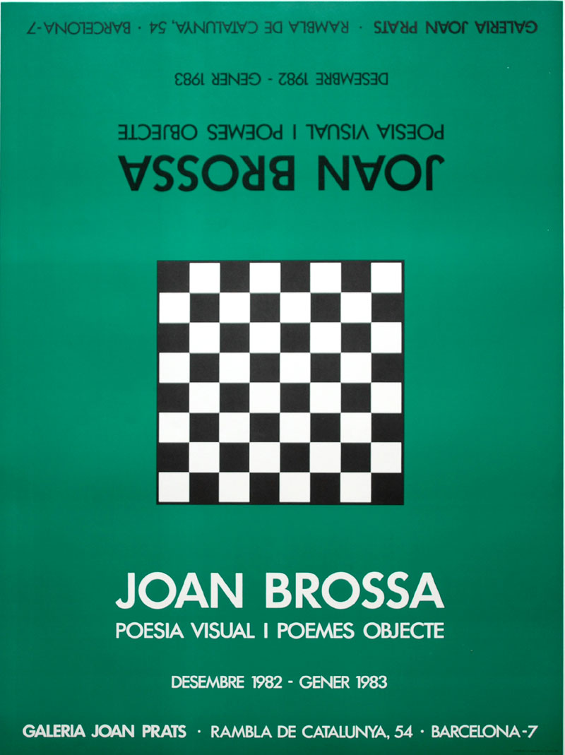 Brossa, Joan - Galeria Joan Prats 1982/83 - Farblithografie