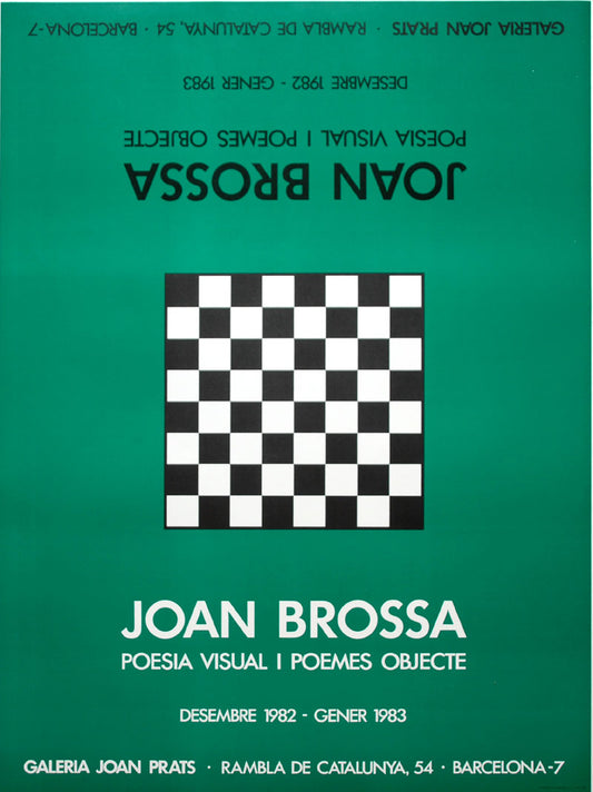 Brossa, Joan - Galeria Joan Prats 1982/83 - kleurenlitho