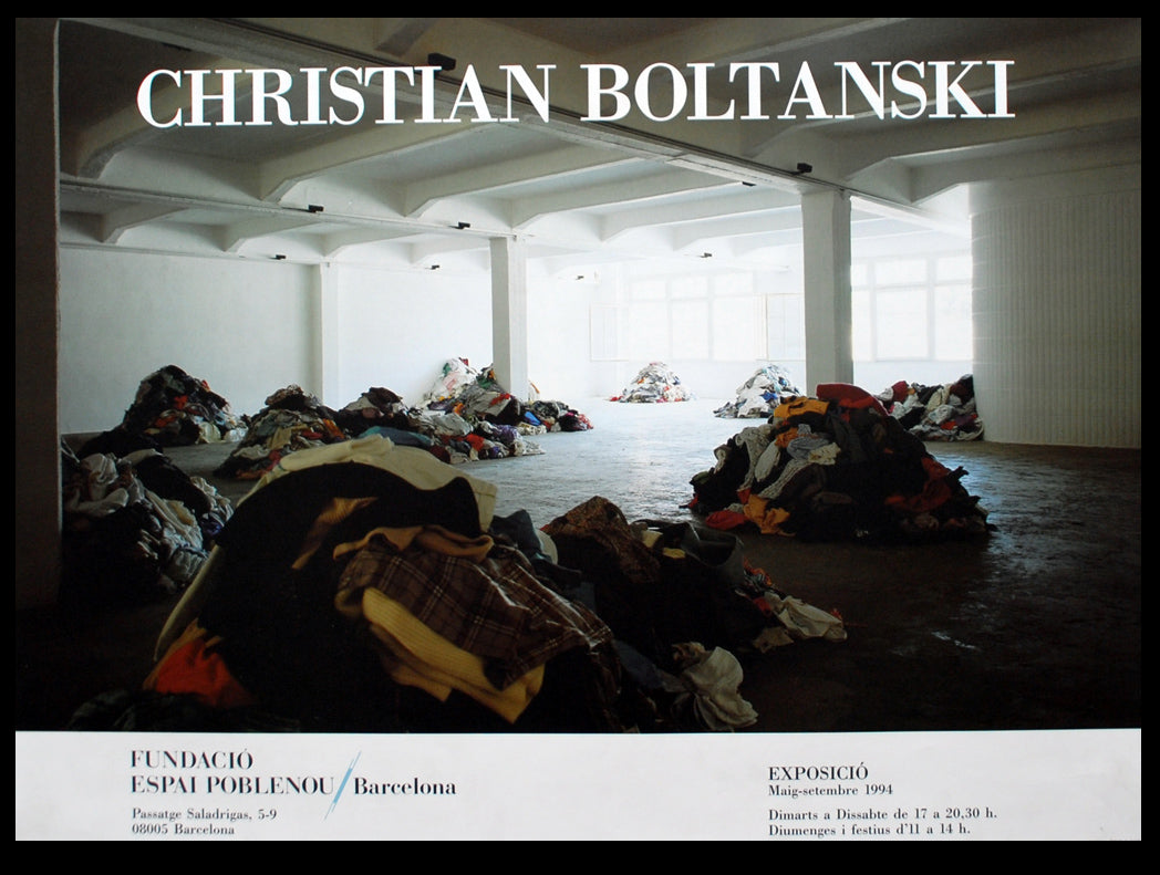 Boltanski, Christian - Espai Poblenou - 1994 - Ausstellungsplakat