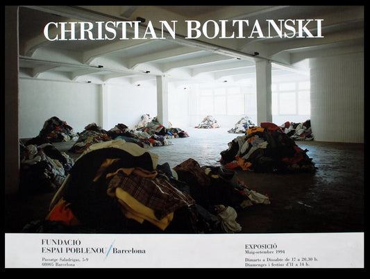 Boltanski, Christian - Espai Poblenou - 1994 - Ausstellungsplakat