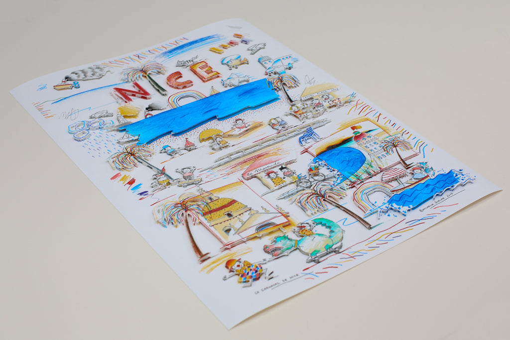 Schlote, Wilhelm - Nice - 3D-Konstruktion - handsigniert Clever Art