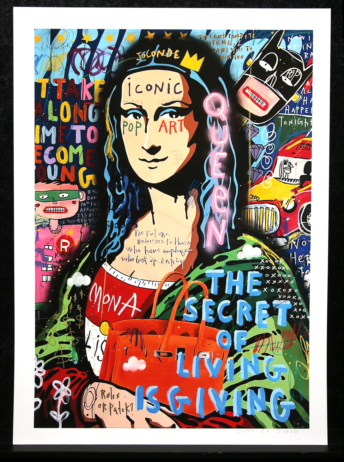 Jisbar (Jean-Baptiste Launay) - Koningin Frida, 2023 - Gicleé - handgesigneerd