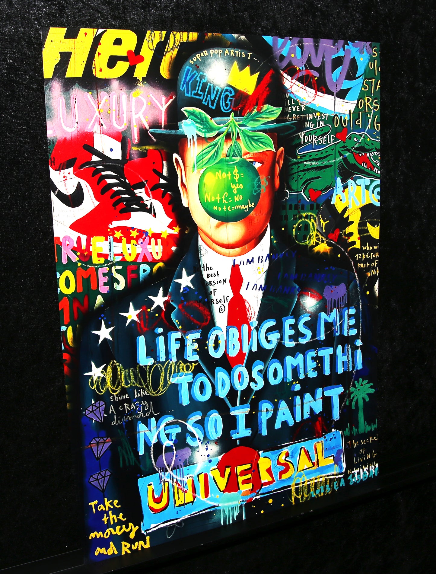 Jisbar (Jean-Baptiste Launay) - Koningin Frida, 2023 - Gicleé - handgesigneerd