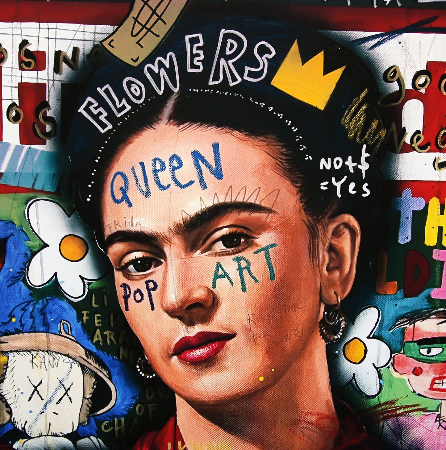 Jisbar (Jean-Baptiste Launay) - Koningin Frida, 2023 - Gicleé - handgesigneerd